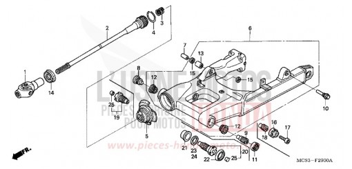 BRAS OSCILLANT ST1300A4 de 2004